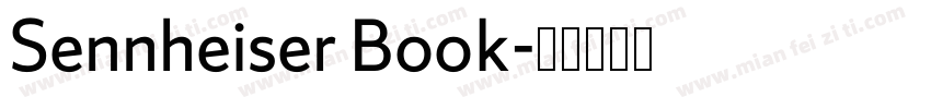 Sennheiser Book字体转换